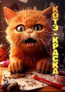 Котэ-краска. А4. Раскраска для мальчиков, девочек и особенно их родителей, Deni Holloway