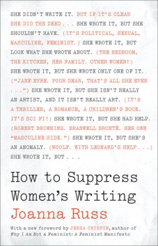 How to Suppress Women's Writing, Joanna Russ
