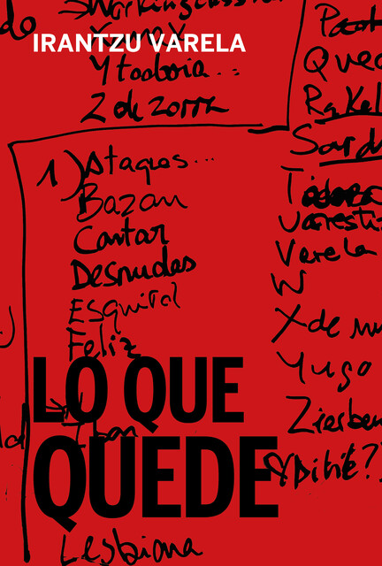 Lo que quede, Irantzu Varela