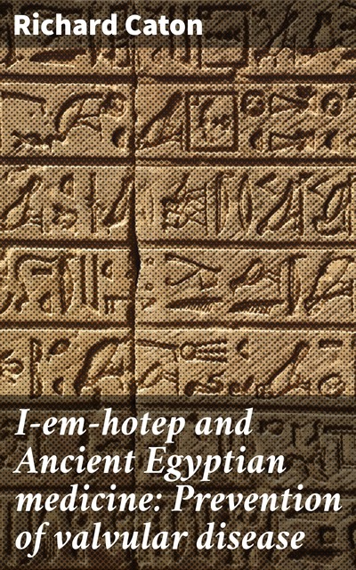 I-em-hotep and Ancient Egyptian medicine: Prevention of valvular disease, Richard Caton