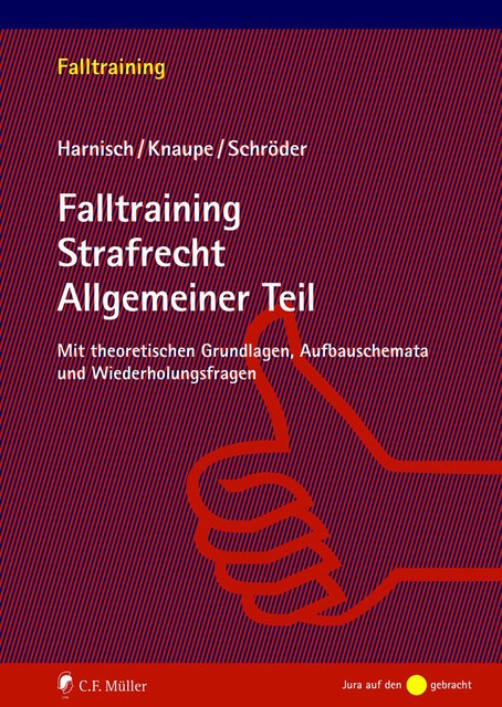 Falltraining Strafrecht Allgemeiner Teil, Richard Schröder, Sascha Knaupe, Stefanie Harnisch