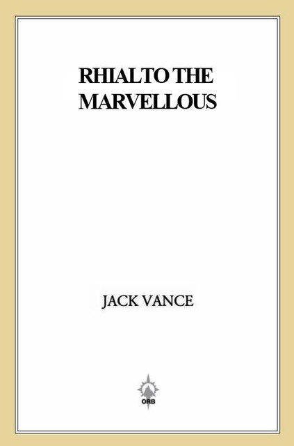 Rhialto the Marvellous, Jack Vance