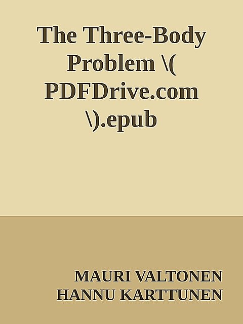 three body problem epub