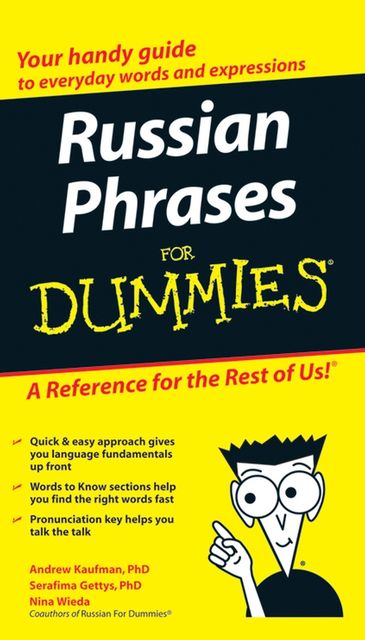 Russian Phrases For Dummies, Andrew Kaufman, Serafima Gettys