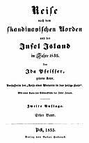 Reise nach dem skandinavischen Norden und der Insel Island im Jahre 1845. Erster Band, Ida Pfeiffer