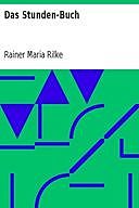 Das Stunden-Buch, Rainer Maria Rilke
