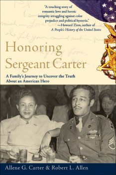 Honoring Sergeant Carter, Robert Allen, Allene Carter