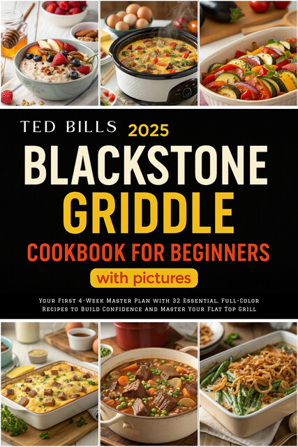 2025 Blackstone Griddle Cookbook for Beginners With Pictures, Tedd Bills