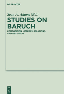 Studies on Baruch, Sean Adams