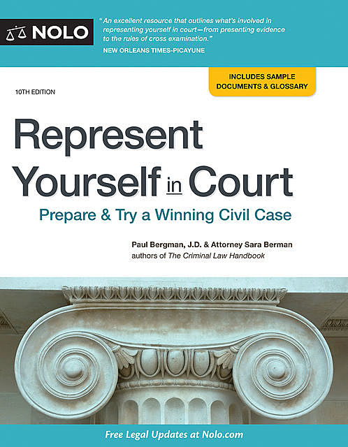 Represent Yourself in Court, Paul Bergman, Sara J Berman