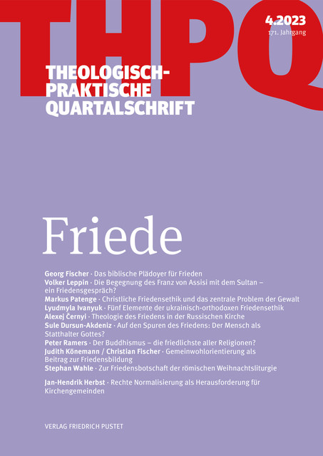 Friede, Verlag Friedrich Pustet