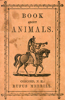 Book about Animals, Rufus Merrill