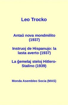 Antaŭ nova mondmilito (1937) Instruoj de Hispanujo, Leo Trocko