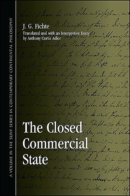 Closed Commercial State, The, J.G. Fichte