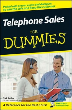 Telephone Sales For Dummies, Dirk Zeller