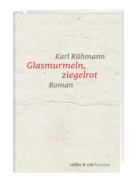 Glasmurmeln, ziegelrot, Karl Rühmann