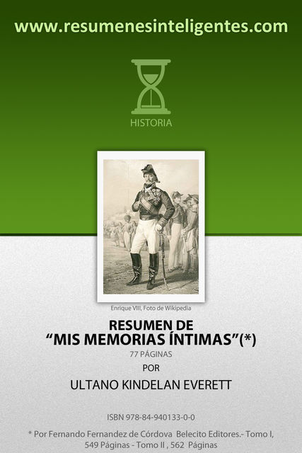 Resumen de Mis Memorias Intimas, de Fernando Fernandez de Córdova, Ultano Kindelan Everett