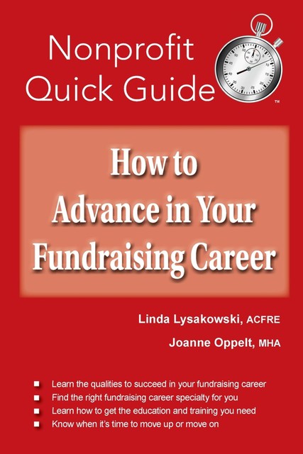 How to Advance in Your Fundraising Career, Joanne Oppelt, Linda Lysakowski