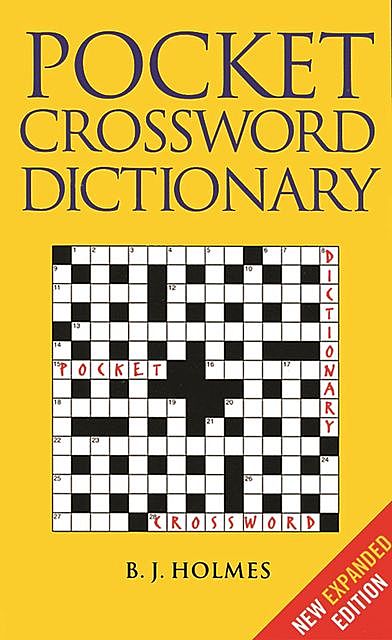 Pocket Crossword Dictionary, B.J.Holmes