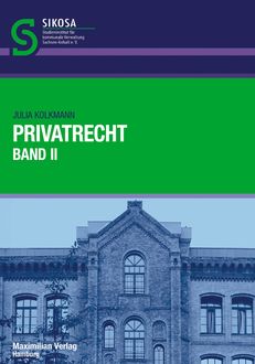 Privatrecht Band II, Julia Kolkmann