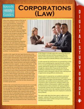 Corporations (Law), Speedy Publishing