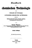 Handbuch der chemischen Technologie Achte Auflage, Rudolf Wagner