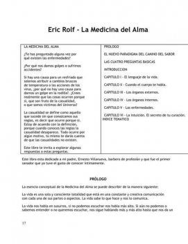 La Medicina del Alma, Eric Rolf