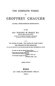 Chaucer's Works, Geoffrey Chaucer