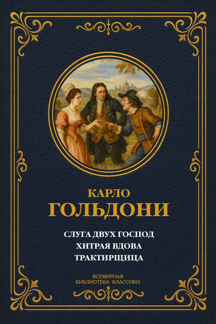 Слуга двух господ. Хитрая вдова. Трактирщица (сборник), Карло Гольдони