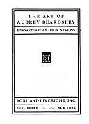 The Art of Aubrey Beardsley, Aubrey Beardsley