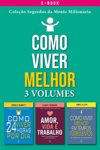 Box Como viver melhor, James Allen, Elbert Hubbard, Arnold Bennett