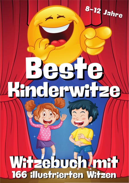 Witzebuch für Kinder – 166 illustrierte Witze mit Cartoons in Farbe – E-Book Witzebuch, Cake Navarro