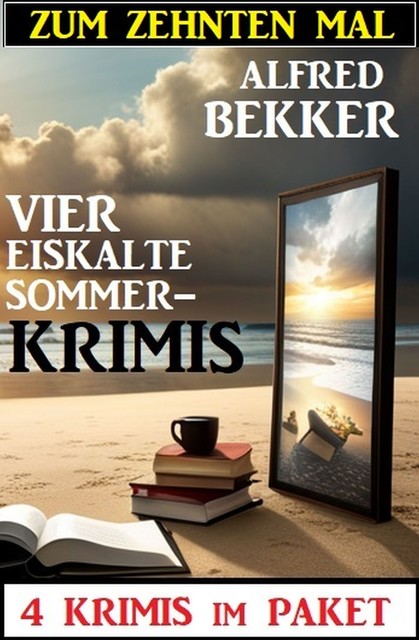 Zum zehnten Mal vier eiskalte Sommerkrimis: 4 Krimis im Paket, Alfred Bekker