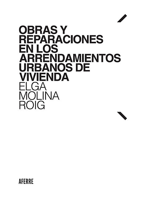 Obras y reparaciones en los arrendamientos urbanos de vivienda, Elga Molina Roig