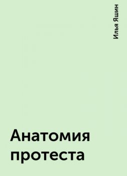 Анатомия протеста, Илья Яшин