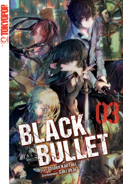 Black Bullet – Light Novel, Band 3, Saki Ukai, Shiden Kanzaki