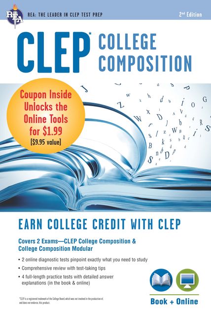 CLEP College Composition Book + Online, Dominic Marulllo, Ken Springer, Rachelle Smith
