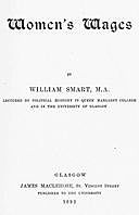 Women's Wages, William Smart