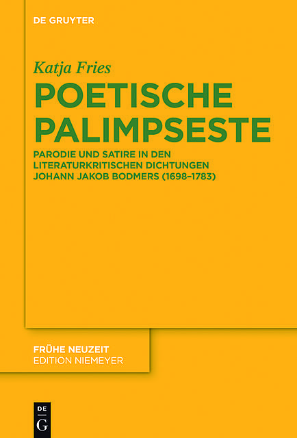 Poetische Palimpseste, Katja Fries