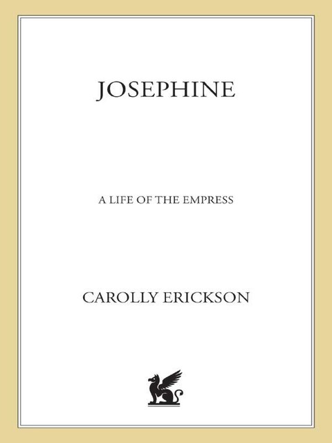 Josephine, Carolly Erickson