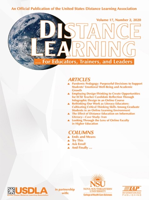 Distance Learning, editor, Michael Simonson