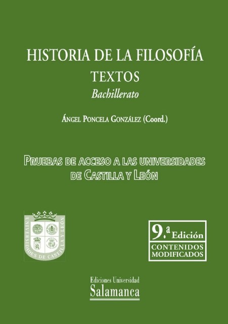 Historia de la FilosofÌa, Ángel González