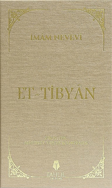 Et-Tibyan, İmam Nevevi