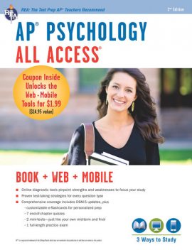 AP® Psychology All Access Book + Online + Mobile, Jessica Flitter, Nancy Fenton