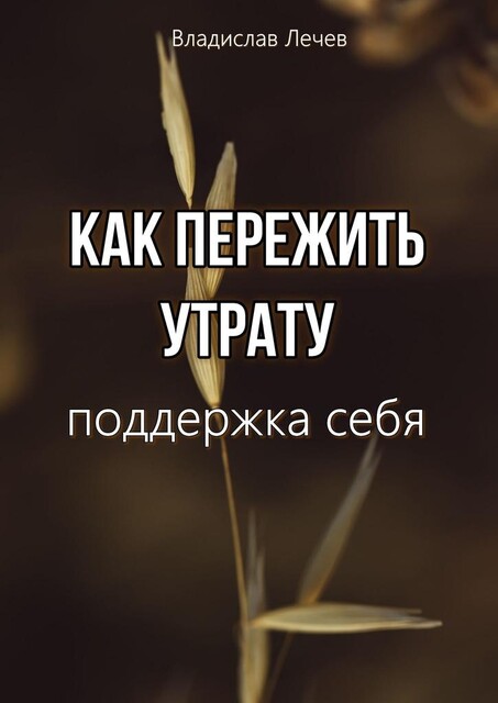 Как пережить утрату. Поддержка себя, Владислав Лечев