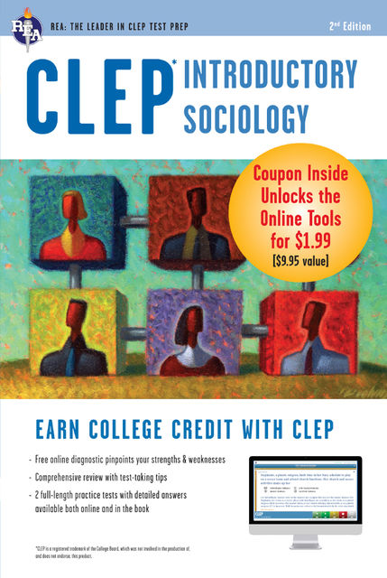 CLEP Introductory Sociology Book + Online, William Egelman