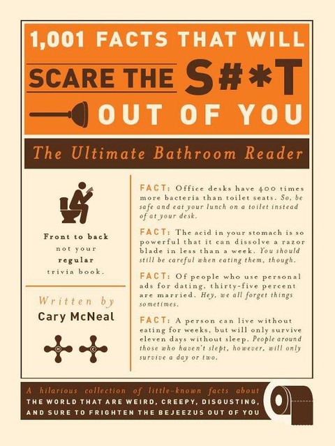 1,001 Facts That Will Scare the S#*t Out of You: The Ultimate Bathroom Book, Cary McNeal