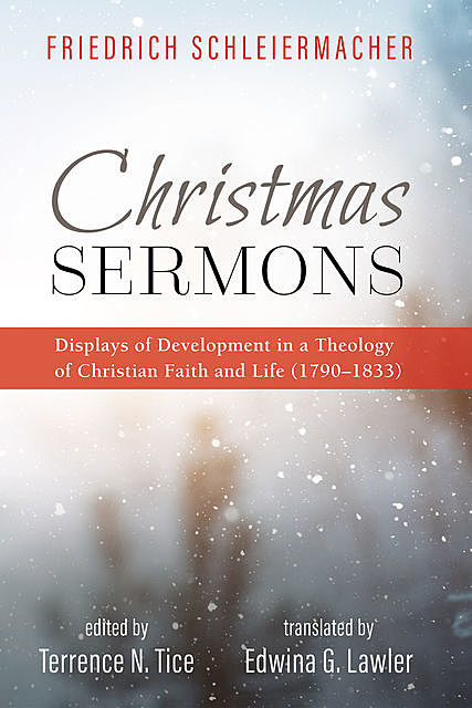 Christmas Sermons, Фридрих Шлейермахер