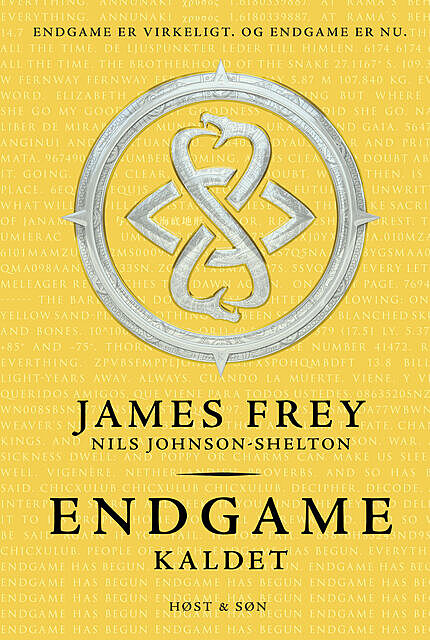 Endgame, James Frey