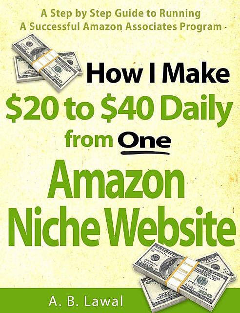 How I Make 20 to 40 Daily from One Amazon Niche Website, A.B. Lawal